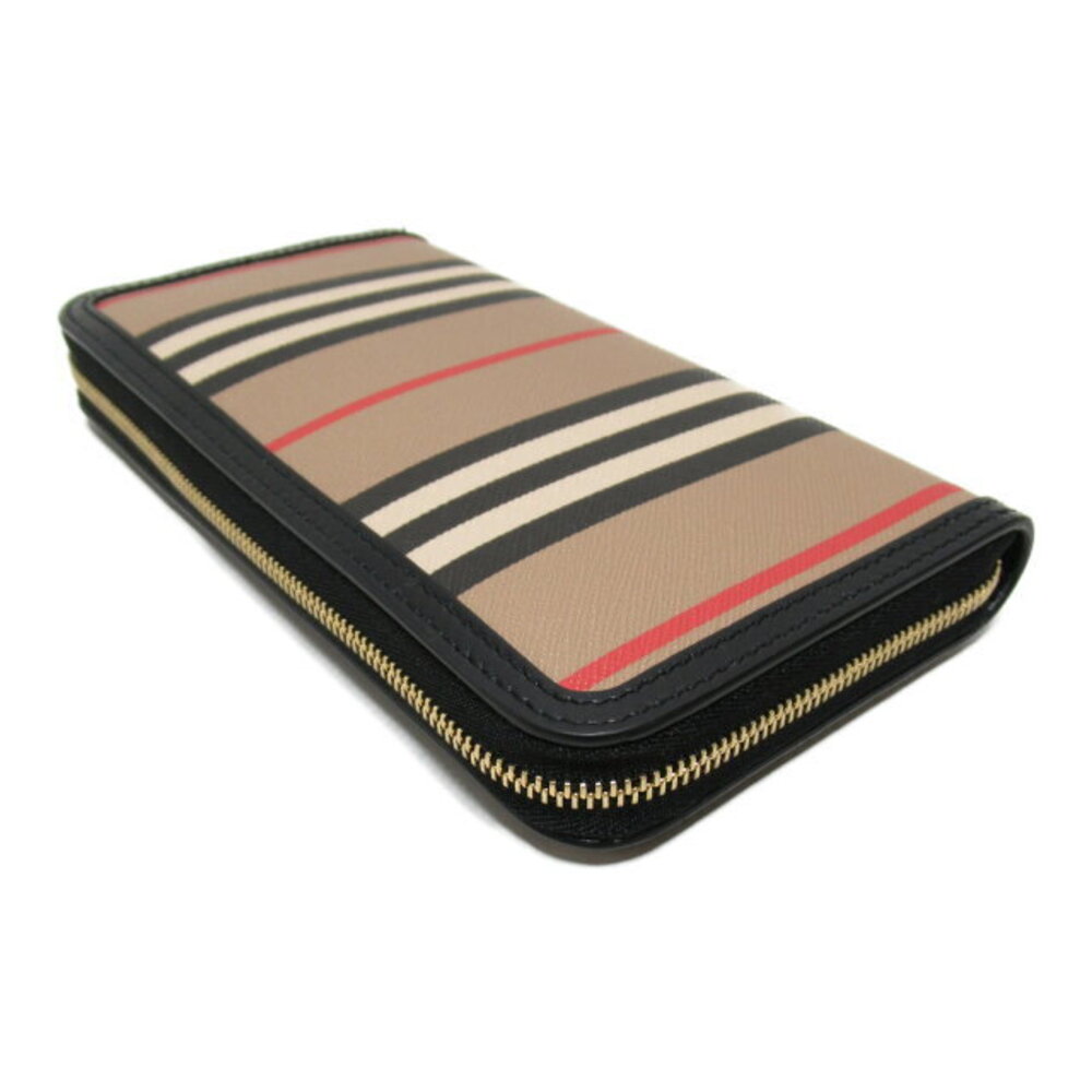 Burberry Beige Leather Round ELMORE Long Wallet - Picture 4 of 7